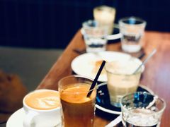 Latte&nbsp;-black rainbow coffee