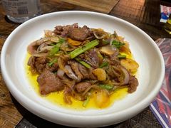 葱爆牛肉-铁公鸡·四川料理(天环广场店)