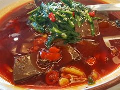 辣子韭菜蒜羊血-玉华宫宾馆·餐厅(铜川驻京办店)