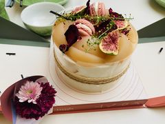 日式白桃淡奶油蛋糕-小苍兰风铃草蛋糕甜品(沈阳店)