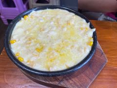 芝士玉米-红辣椒八爪鱼特色韩国料理
