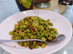榄菜肉末四季豆-花舍·新派粤菜·西餐·下午茶(亚运村·鸟巢店)