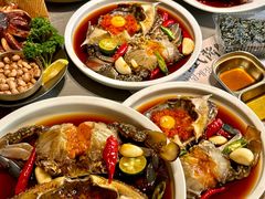 -草家酱蟹炭火烤肉店(珲春南路一店)