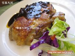 黑椒鸡腿扒-小白桦西餐厅