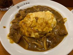 涮牛肉蛋包咖喱饭加七种蘑菇-COCO壱番屋(北京平安国际金融中心店)
