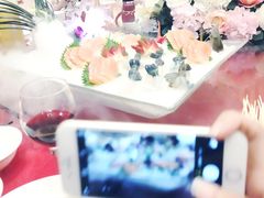 北极贝拼三文鱼-都市阳光海鲜城(青山湖店)
