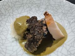 蒸鲍鱼配鲍鱼肝酱-旨匠Omakase(华侨新村店)