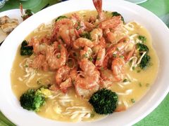 芝士焗九节虾伊面-盛港湾海鲜食府(黄沙店)