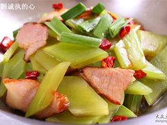 干锅腊肉莴笋片-湘西酒楼(虬江路店)