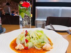 虾仁白灼西生菜-奉天小馆·非遗东北菜(沈阳万象城店)