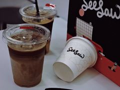 拿铁-Seesaw Coffee(上海国金中心店)