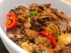 鲍鱼烧土鸡-东方建国大酒店-中餐厅