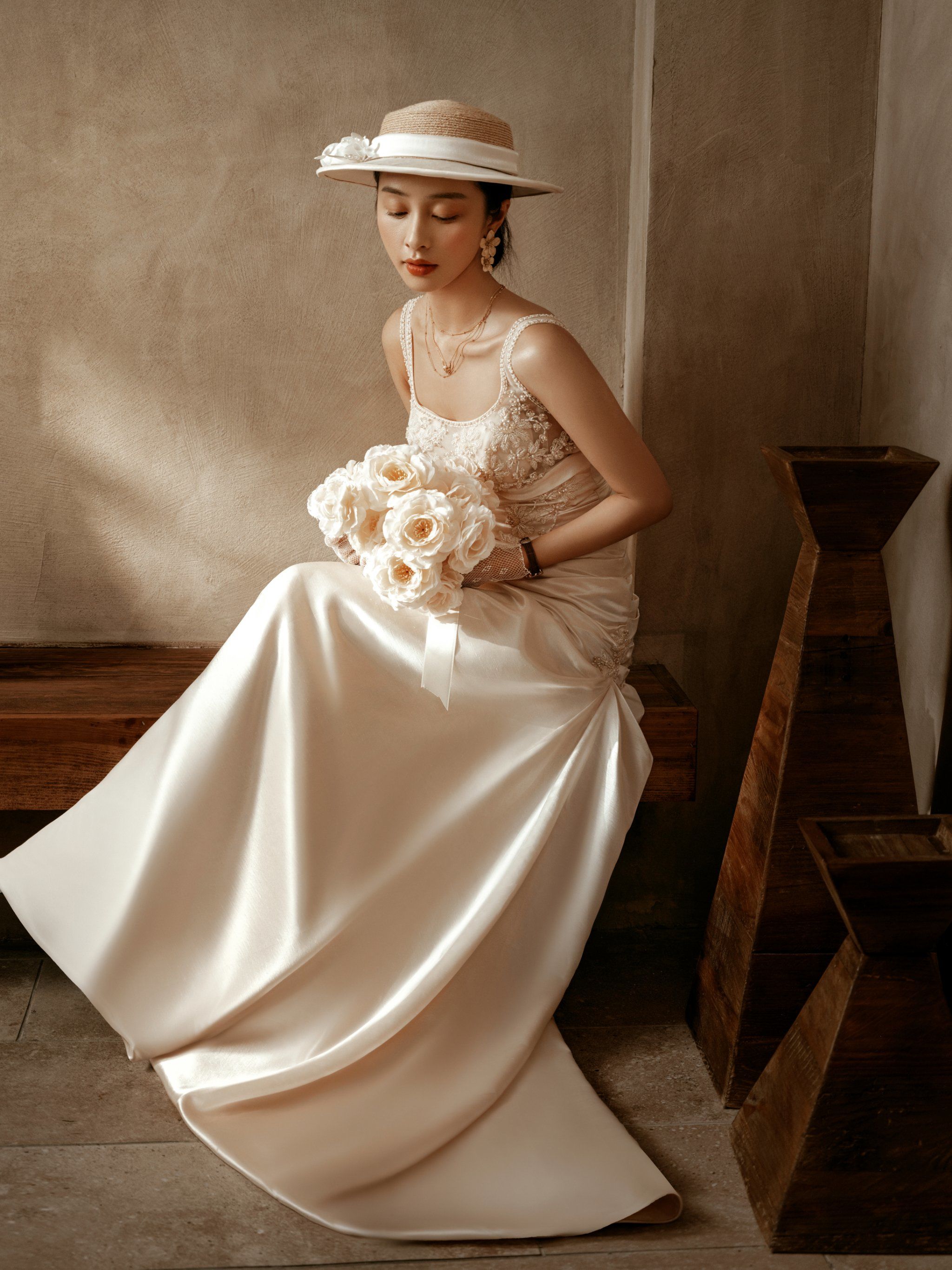 好爱我的法式婚纱照🤎小众复古的氛围感