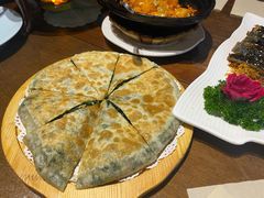 菠菜香菇馅饼-福慧慈缘素食餐厅(王府井店)