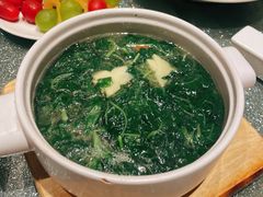 荠菜虾仁烩双菇-上海人家花樣年华(中山公园店)