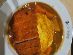 炸猪排咖喱蛋包饭加蔬菜-COCO壱番屋(现代城店)