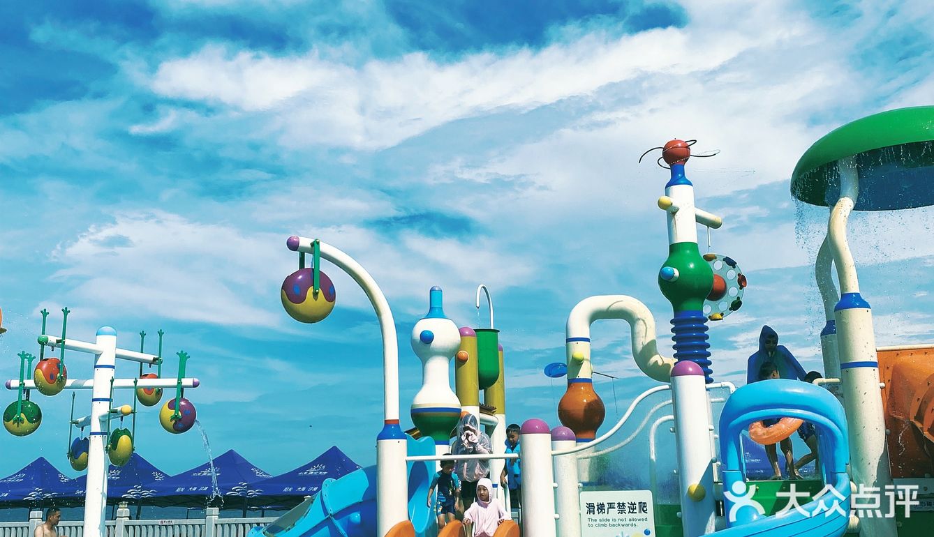 夏日玩水来汕头中海龙虎滩|藏在海边的水上乐园