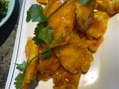 锅包肉-华盛园卷子王农家菜水库鱼