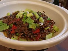 茶树菇腊肉煲-天下客饭店(中山路店)