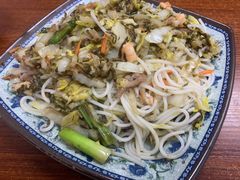 槽菜炒粉干-福州人铭小吃