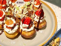 草莓忌廉华夫饼-BE BRIGHT KITCHEN(正佳广场店)