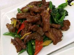 菜心炒牛肋皇（芥末味）-小榄公饭店(西区彩虹店)