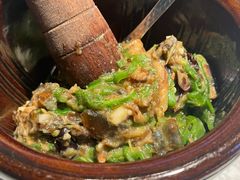 皮蛋青椒擂茄子-费大厨辣椒炒肉(黄兴中心广场店)