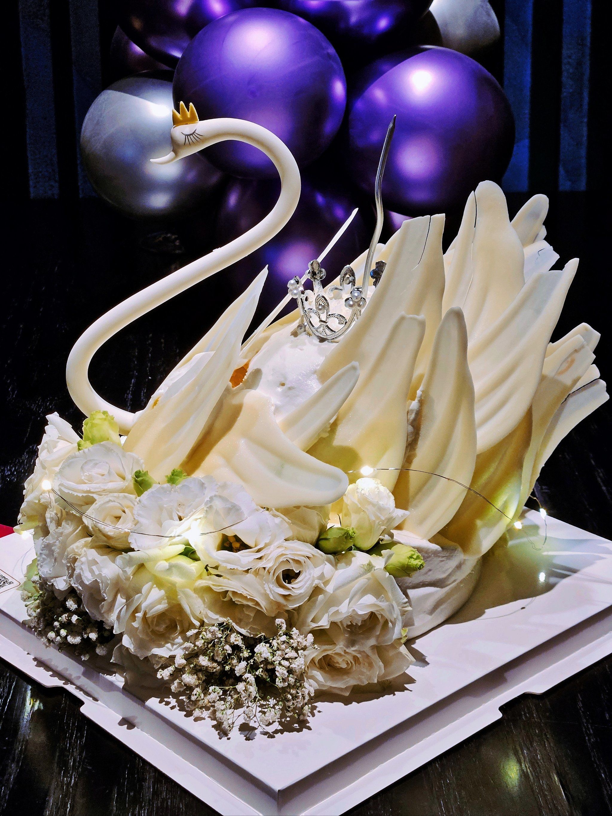cakeboss这款白天鹅蛋糕真的绝美!
