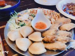 沙拉烤翅拼盘-杜家小馆(农大店)