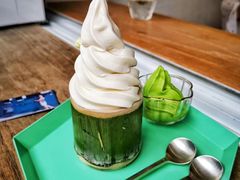 茉莉花冰淇淋-茶是一枝花泡茶店