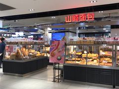 面包甜点陈列柜-山崎面包(第一八佰伴店)