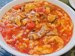 番茄牛肉滑蛋-晓平饭店(嘉善路店)