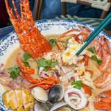 在杭州‼️打卡奥运冠军同款海鲜面，hoho吃🥰