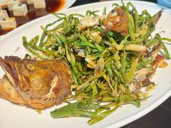 茉莉葱香手撕桂鱼-山塘渡·苏式园林餐厅