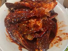 -草家酱蟹炭火烤肉店(珲春南路一店)