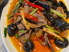 火爆猪肝-懒人盐府人家(航天桥店)