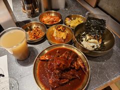 -草家酱蟹炭火烤肉店(珲春南路二店)