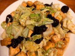 白菜木耳爆豆腐-清真宏玉祥黄门脸餐厅(华荫东里店)