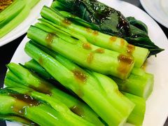 白灼蚝油碧绿鲜菜心-丽的面家(多宝路店)