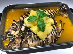 菠萝算辣烤鱼-鱼酷活鱼烤鱼(沈阳大悦城店)