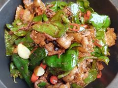 浏阳辣椒炒肉-大鸭梨烤鸭(金色漫香店)