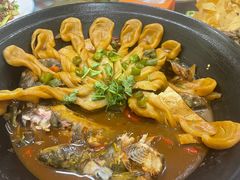-八次方密云水库鱼粘卷子·熏鸽子·农家菜