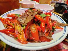 爆炒猪肝-甲王二老长沙口味馆