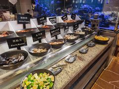 自助取餐区-怡咖啡海鲜自助餐厅(浦东香格里拉店)