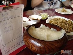 下的单子和菜肴-大地春饼店(黄河路店)