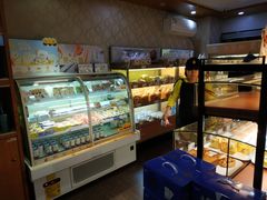 面包甜点陈列柜-一鸣真鲜奶吧(景城花园奶吧)