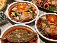 -草家酱蟹炭火烤肉店(珲春南路一店)