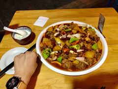 -老兰家传统烧烤炒菜泡馍(小南门店)