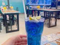 -蝶豆花蓝面条