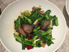 青蒜炒双腊-烹贝小馆(华采天地店)